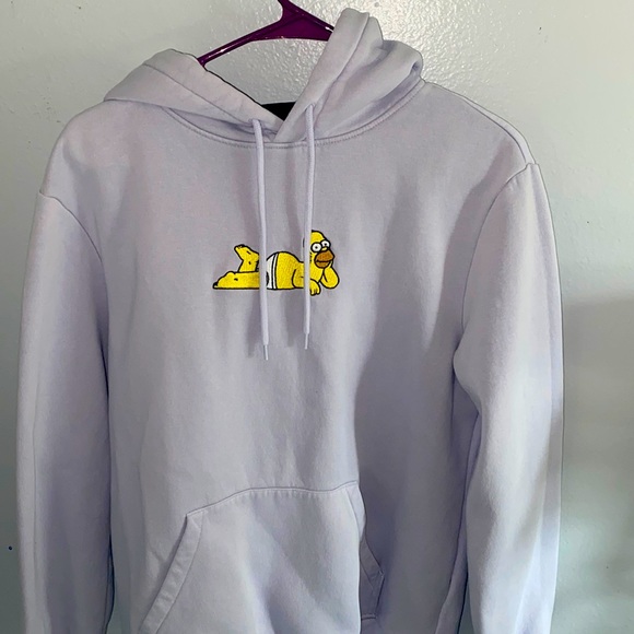 Hu0026M | Sweaters | Purple Homer Simpson Hm Hoodie | Poshmark